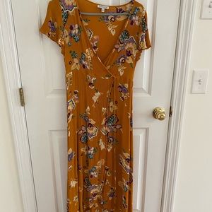 XS WRAP MAXI DRESS